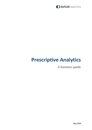 Data Analytics A Practical Guide To Data Analytics For Business ...