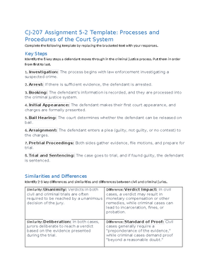 CJ-207 Practice Activity 3-1 - CJ 207 Module Three Practice Activity ...