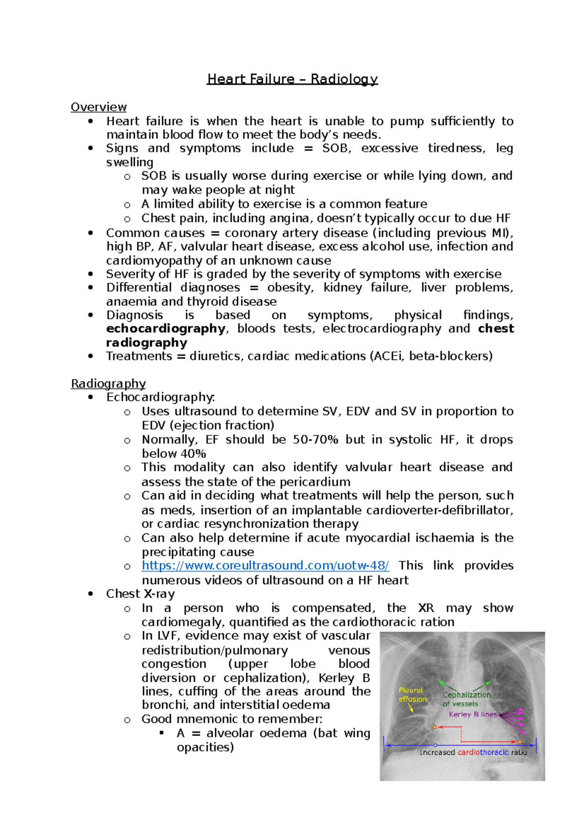 Heart Failure Radiology Heart Failure Radiology Overview Heart Failure Is When The Heart Is