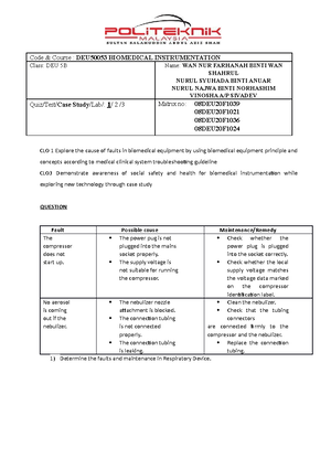 Technical Specifications of Medical Devices for Laboratory and ...
