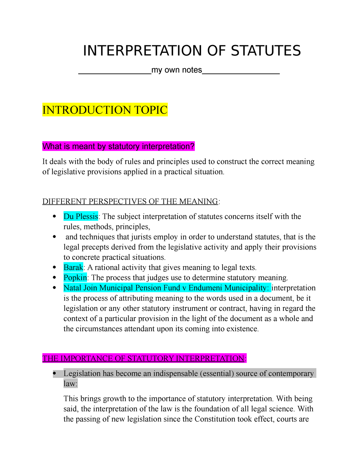 interpretation-of-statutes-own-notes-interpretation-of-statutes-my