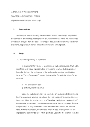 Mathematics in the Modern World 13 - TIP - Studocu
