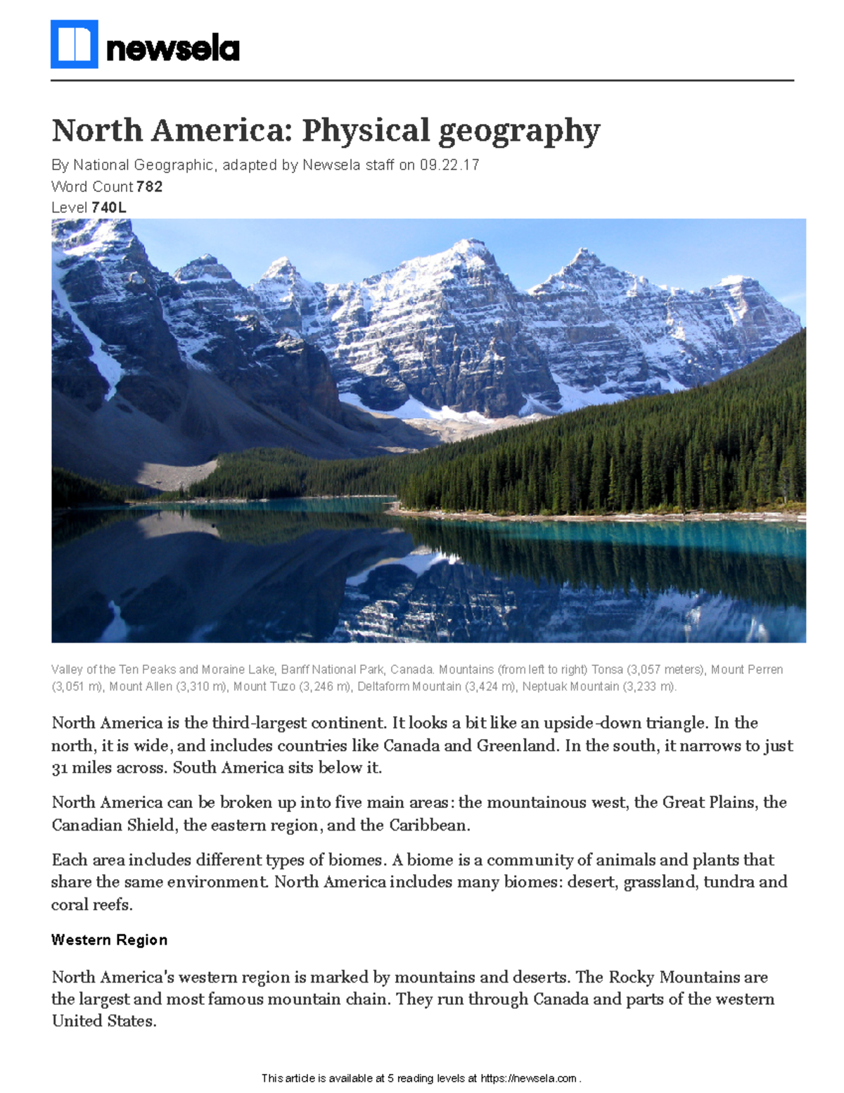 North America Physical Geography - North America: Physical geography 