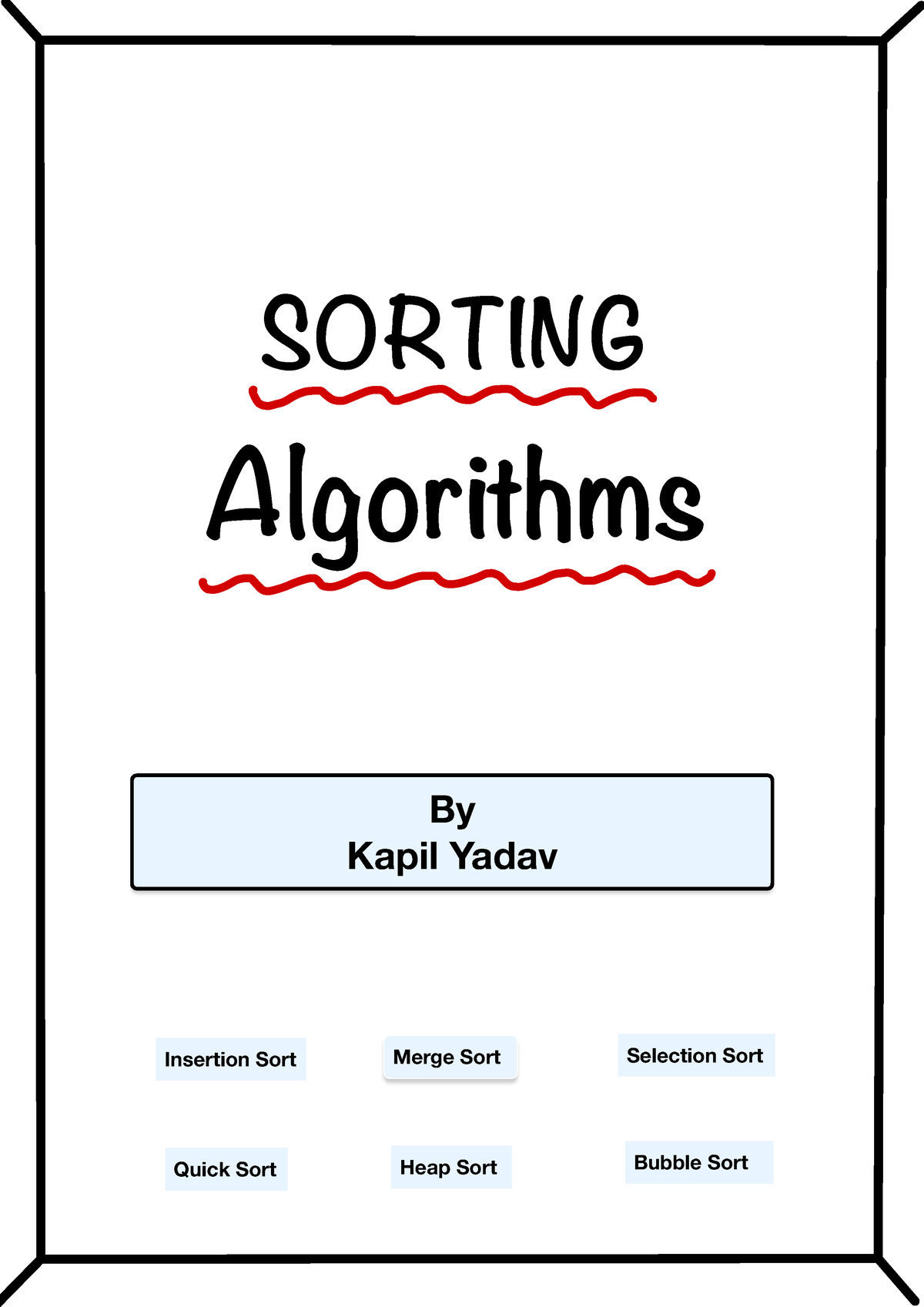 Sorting Algorithms - Notes - Data Structures - K L University - Studocu