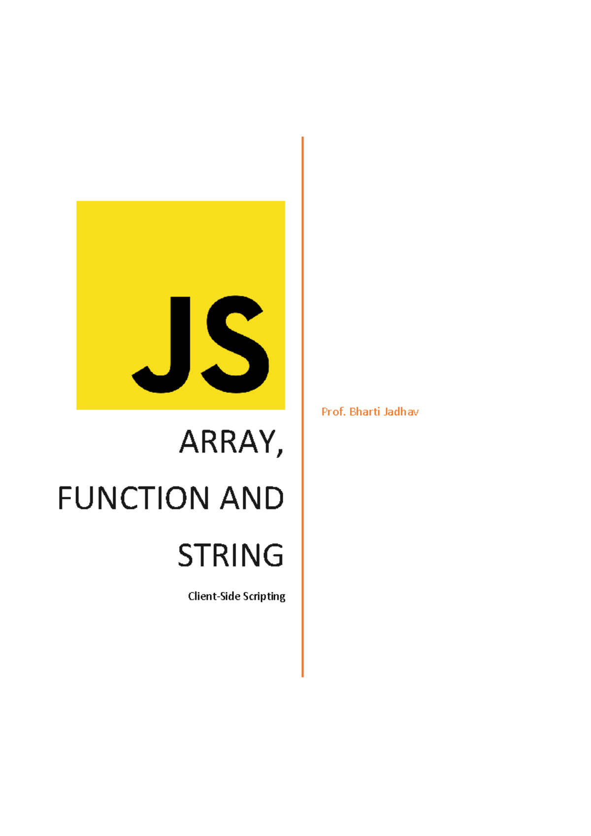 Assignment 2-CSS (answers) - ARRAY, FUNCTION AND STRING Client-Side ...