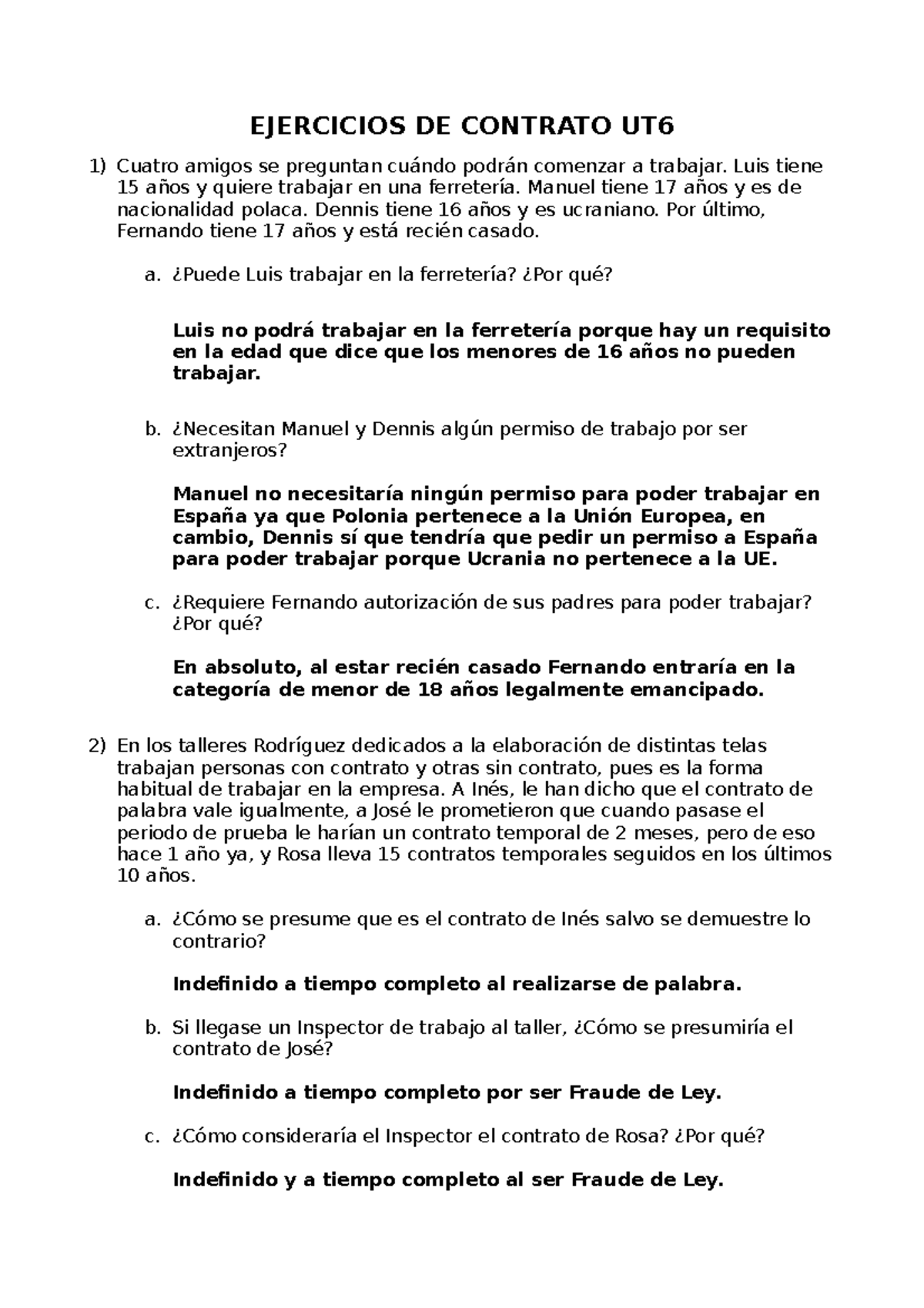 UT6-Ejercicios De Contratos FPB2 Solucion - EJERCICIOS DE CONTRATO UT ...