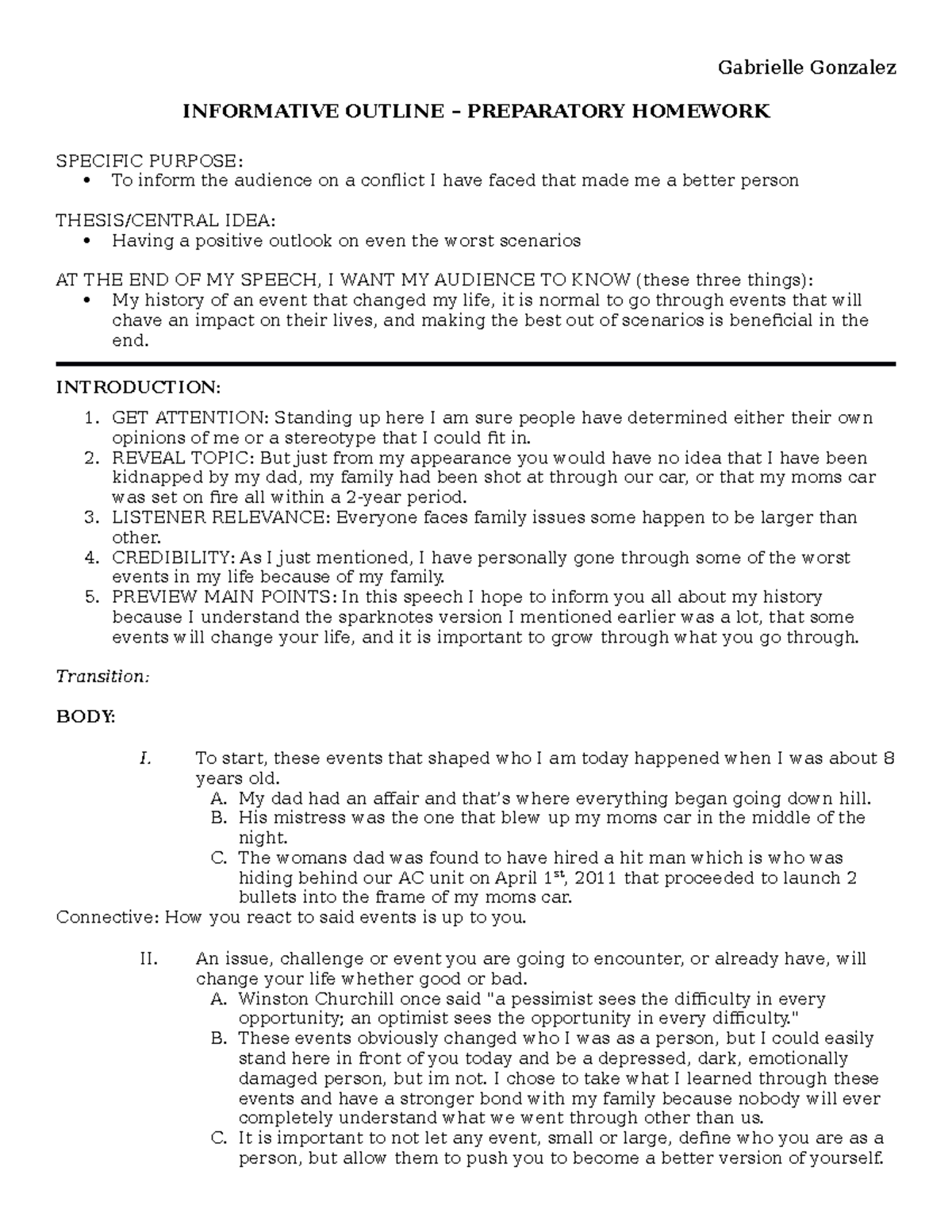 full-sentence-outline-template