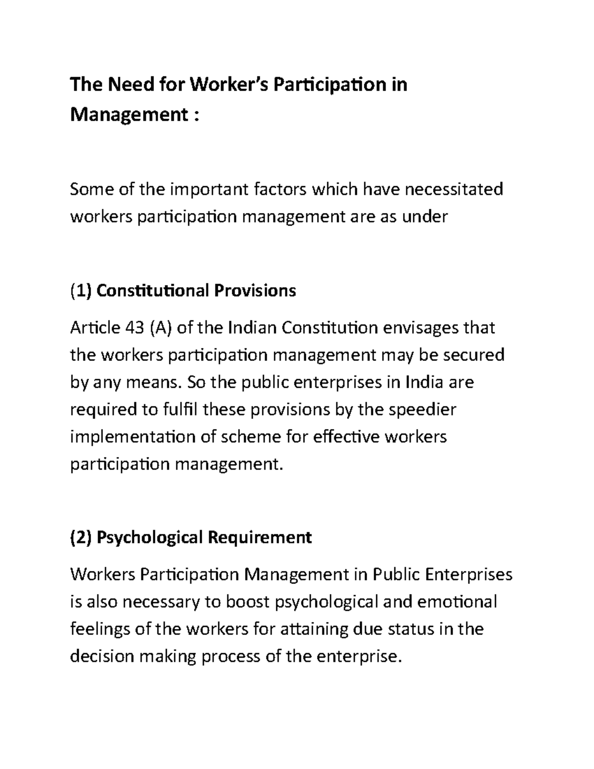 the-need-for-workers-participation-in-management-the-need-for-worker