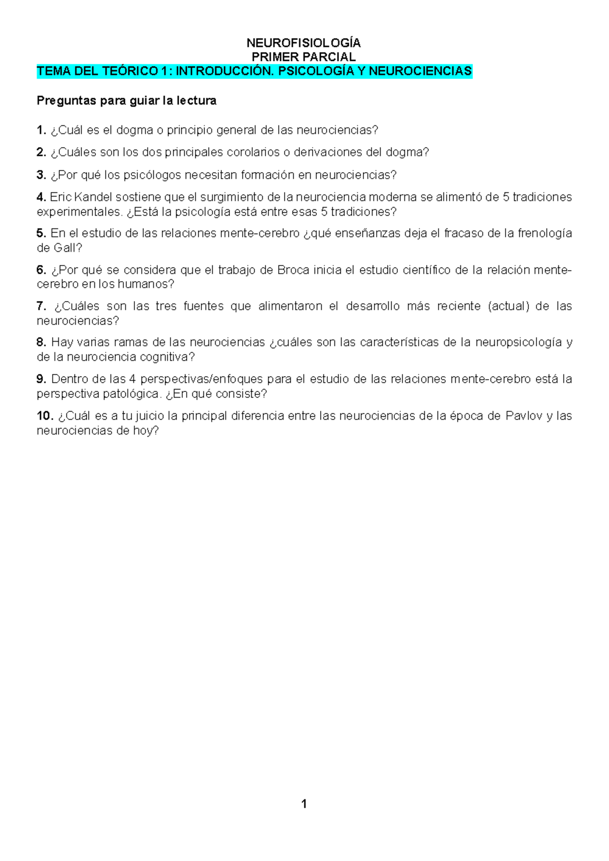 Resumen primer parcial - PRIMER PARCIAL TEMA DEL TEÓRICO 1 ...