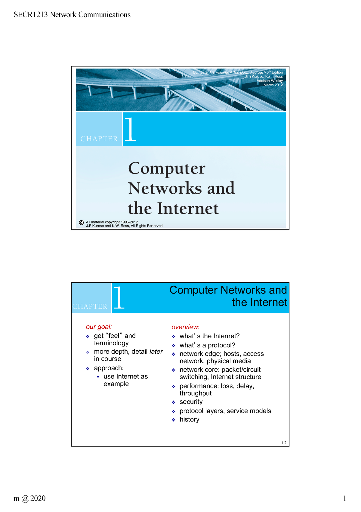 Module 1 Computer Network And The Internet V4 (student) (16 Oct 2020 ...