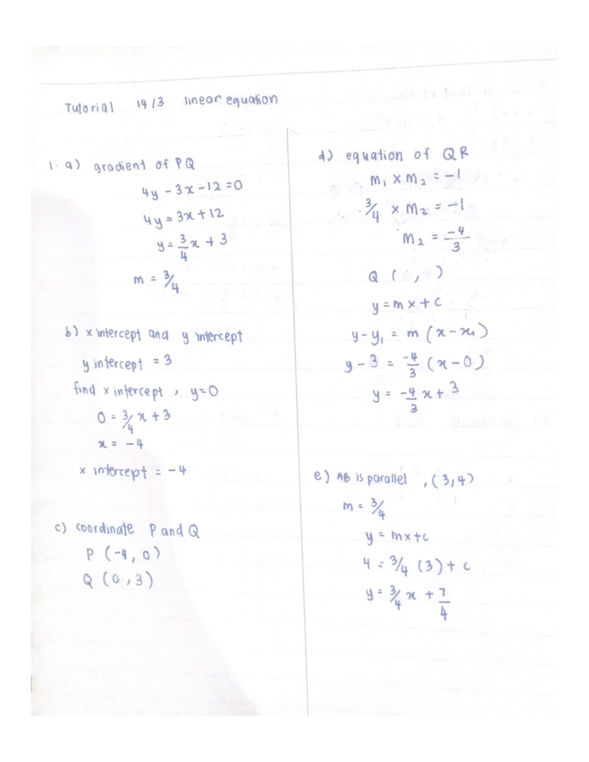 Jawapan Tutorial 1- Soalan 1-7 - Business Mathematics II - Studocu