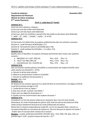 Td Ndeg4 Complexo - TD N° 4 : Réactions De Complexation - Département ...