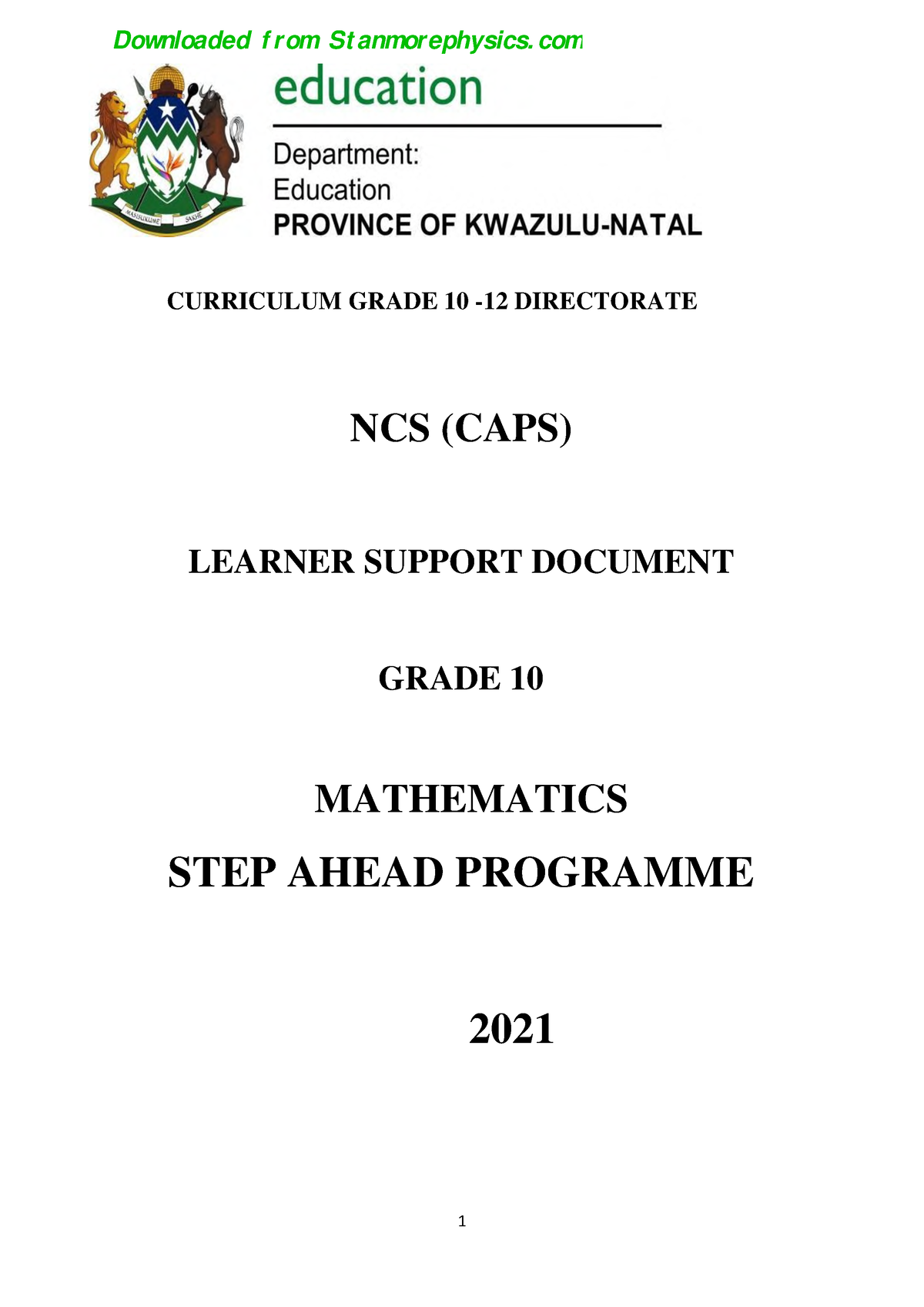 Gr 10 Maths Learner Document CURRICULUM GRADE 10 12 DIRECTORATE NCS   Thumb 1200 1697 