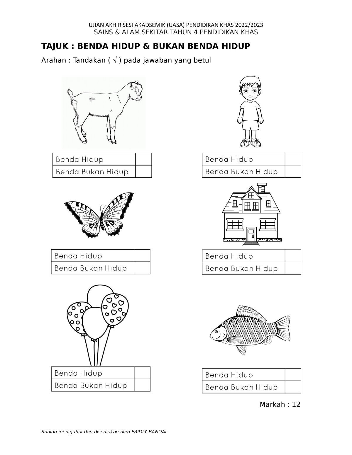 UASA Sains TAHN 4 - Ujian UASA - SAINS & ALAM SEKITAR TAHUN 4 ...