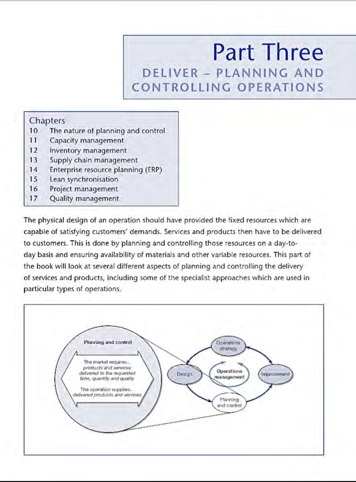 Operations Management planning and control Chapter 10 - BMNG7312 - Vega ...