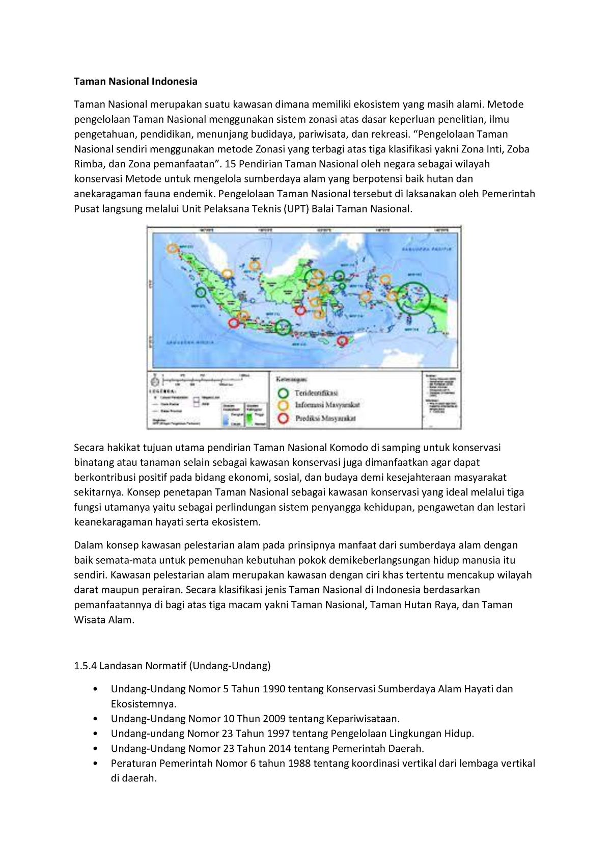 Taman Nasional Indonesia - Taman Nasional Indonesia Taman Nasional ...