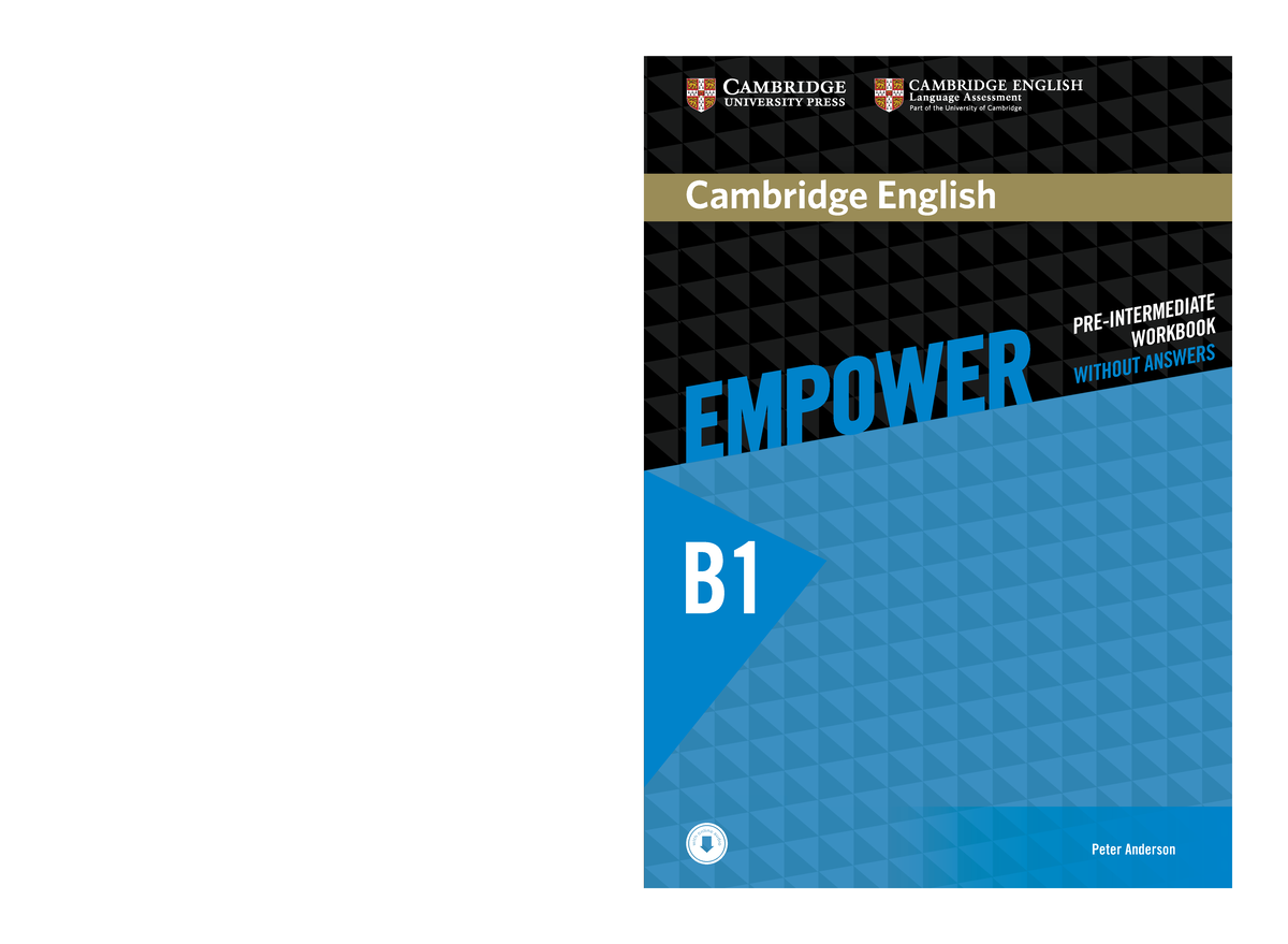 Empower B1 Pre Intermediate Workbook - B PRE-INTERMEDIATE WORKBOOK ...