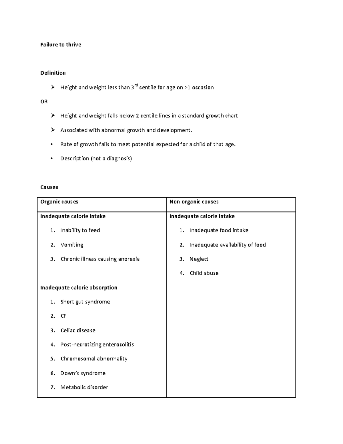 failure-to-thrive-summary-essentials-of-paediatrics-failure-to