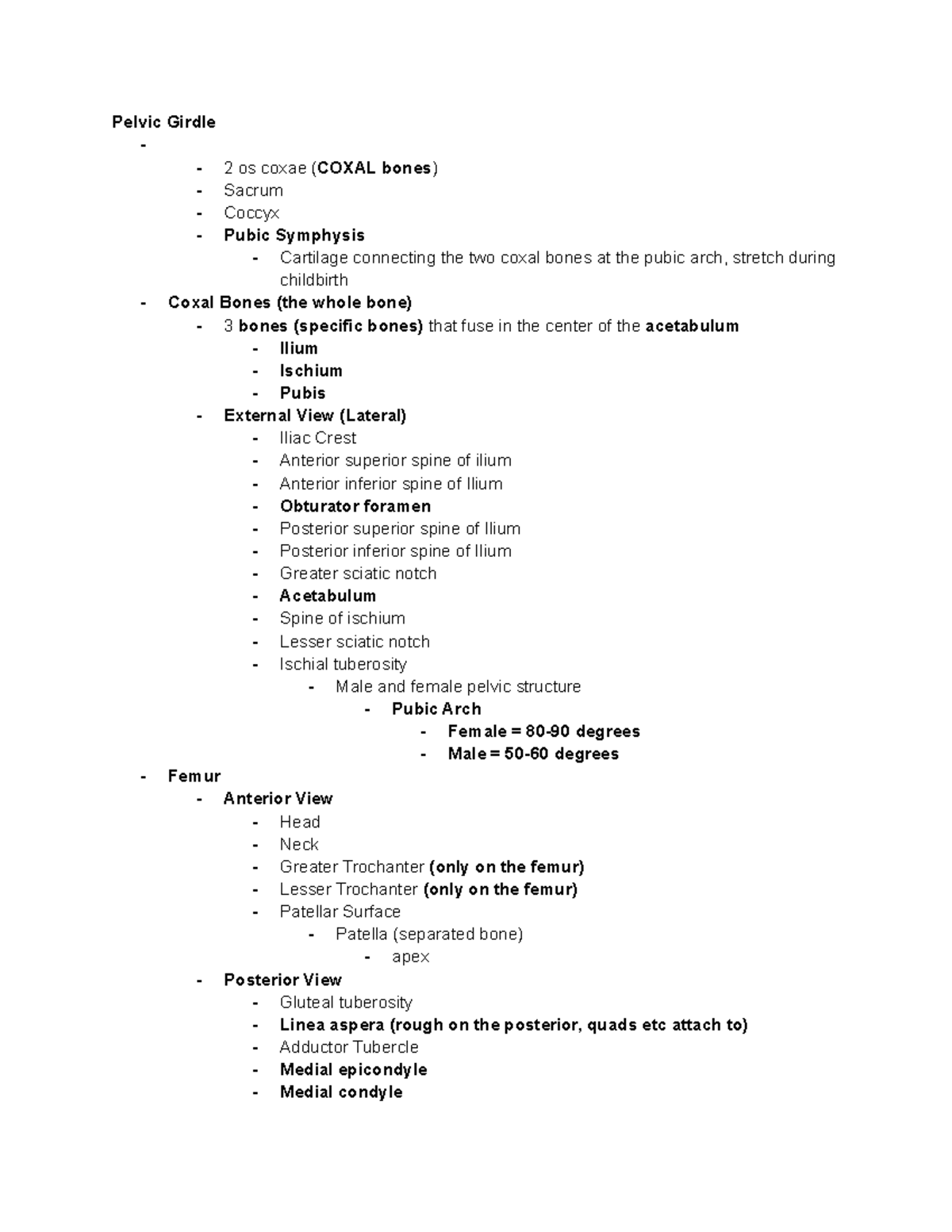Pectoral Girdle Nursing Lecture