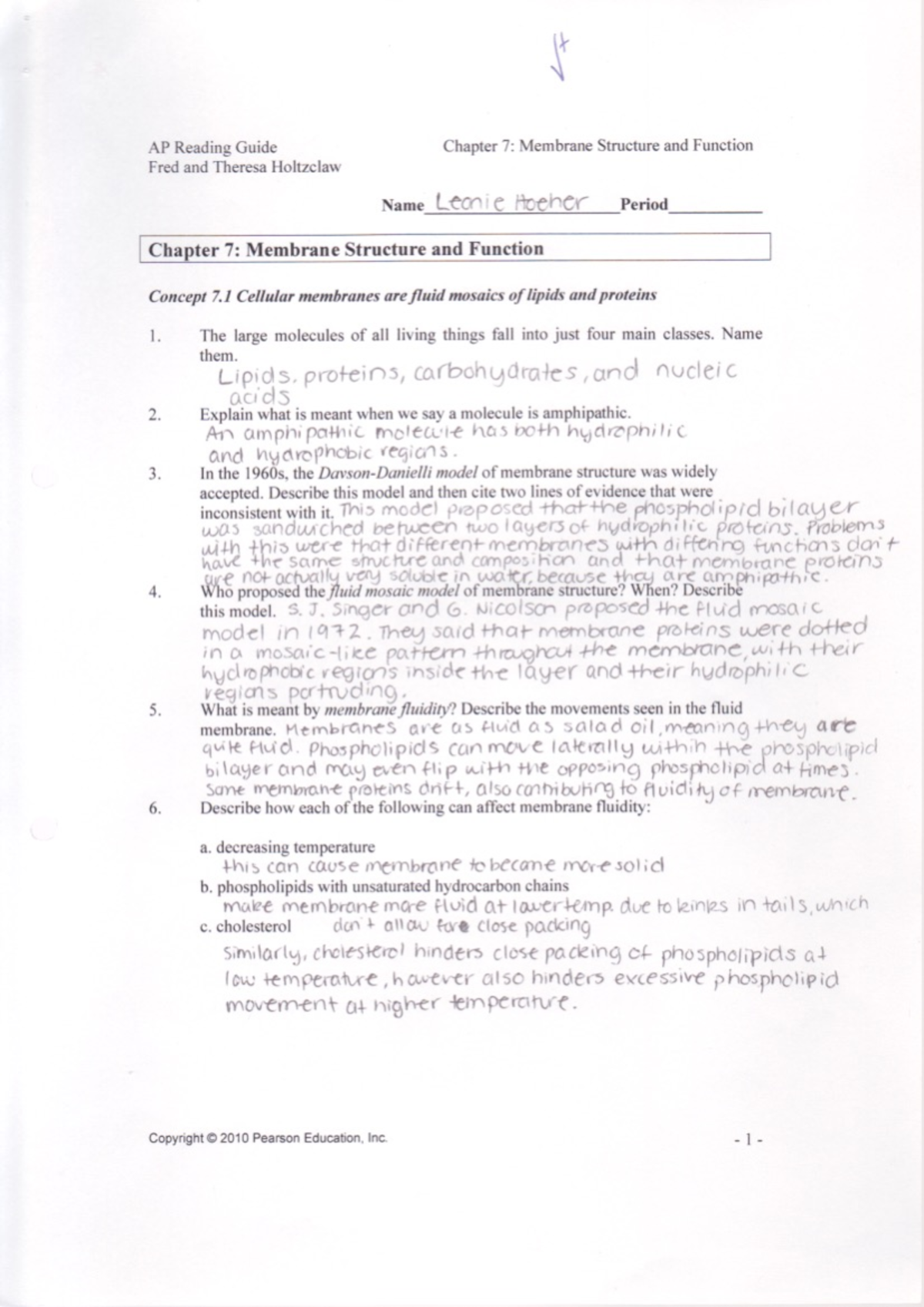 Ch7 Readingguide - Chapter 7 Study Guide - Studocu