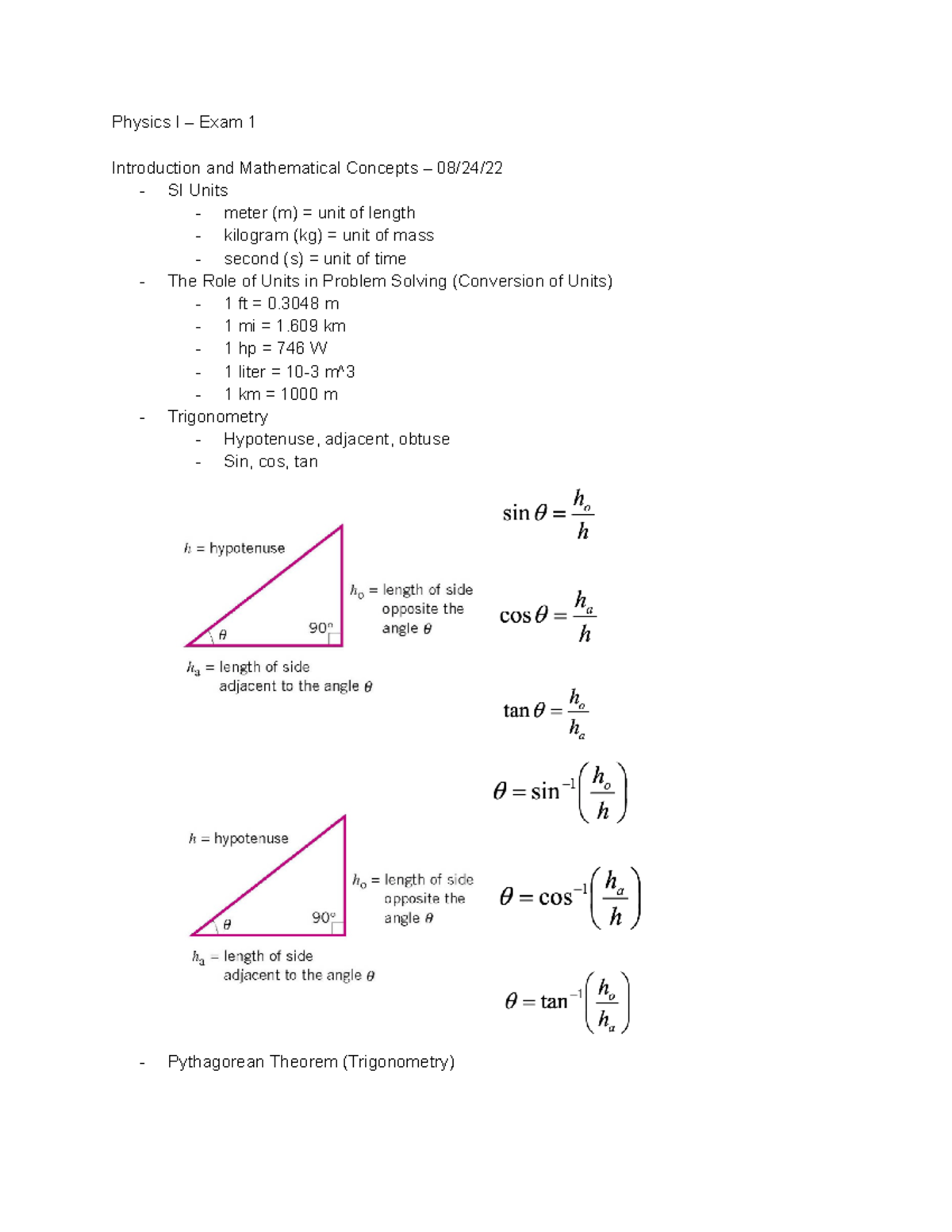 physics-1-exam-1-lecture-notes-physics-i-exam-1-introduction-and