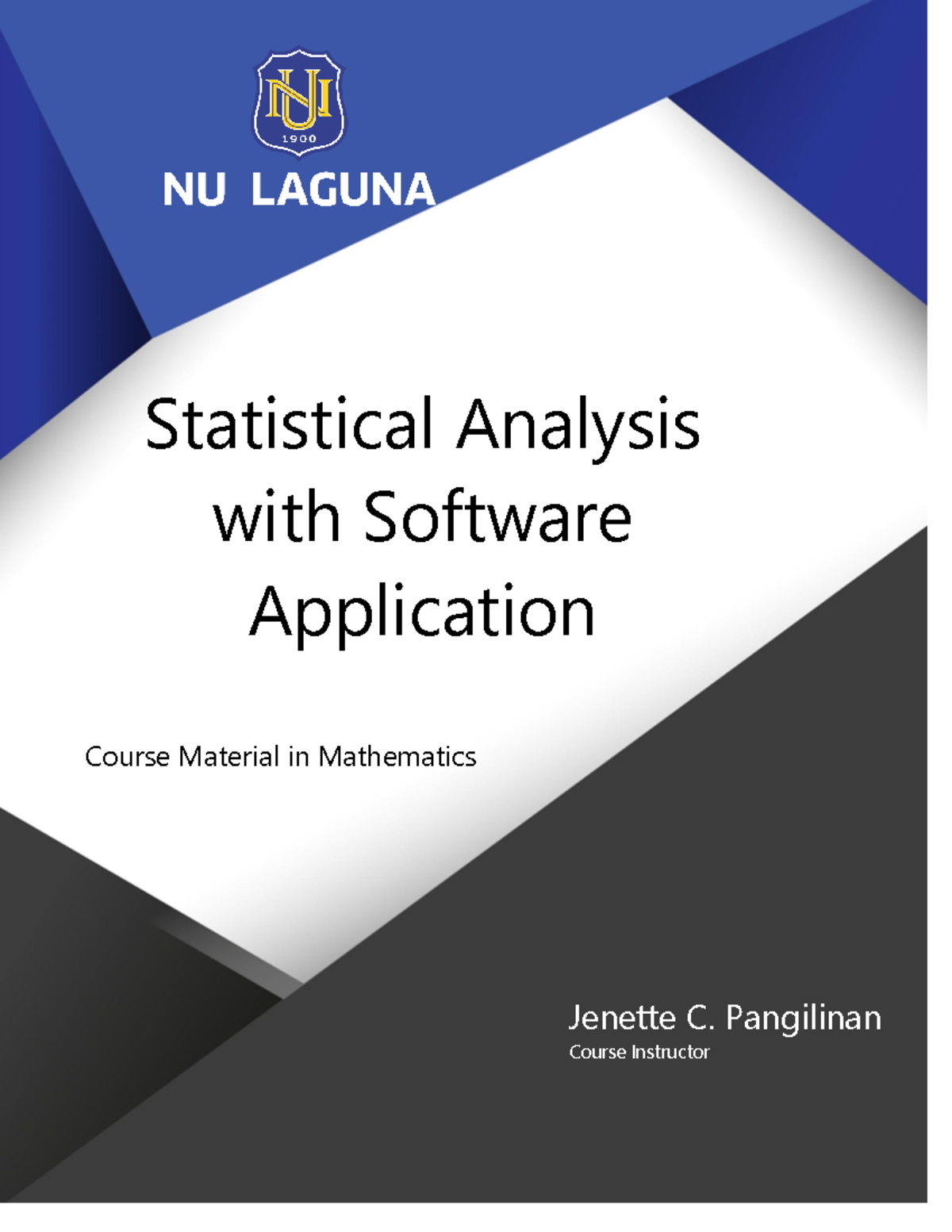 CM4 Sampling and Sampling Distribution - Course Material in Mathematics ...