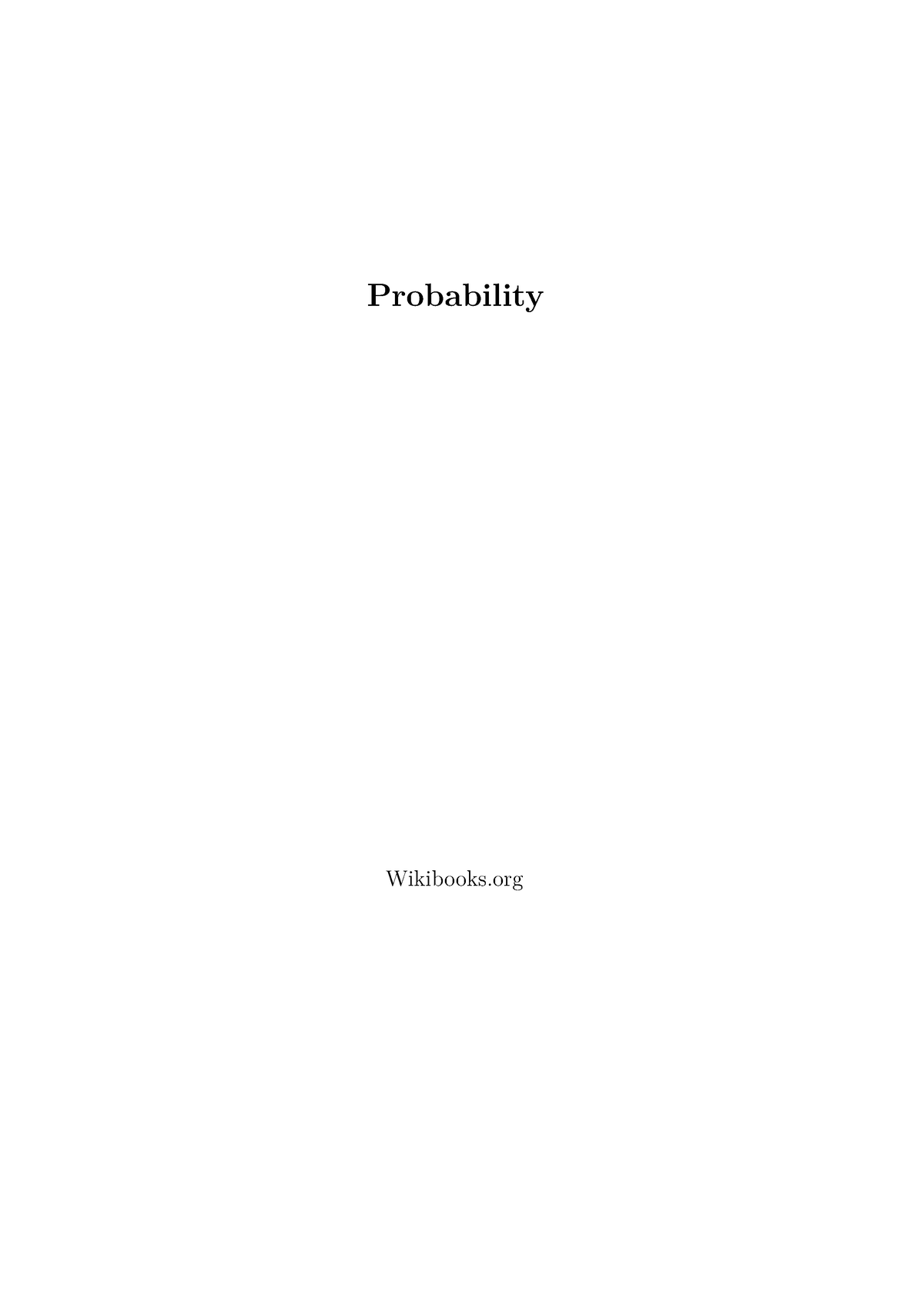 Probability - Design and Analysis of Algorithms - Probability Wikibooks ...