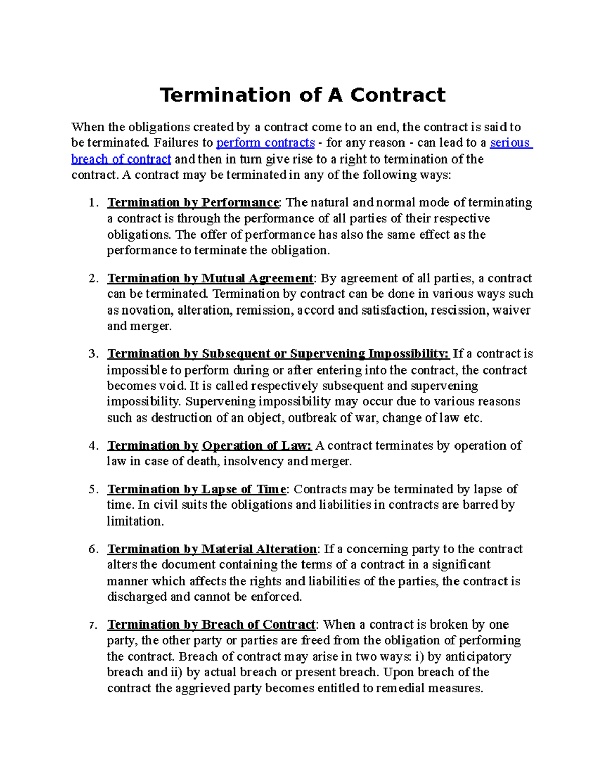 termination-of-a-contract-failures-to-perform-contracts-for-any