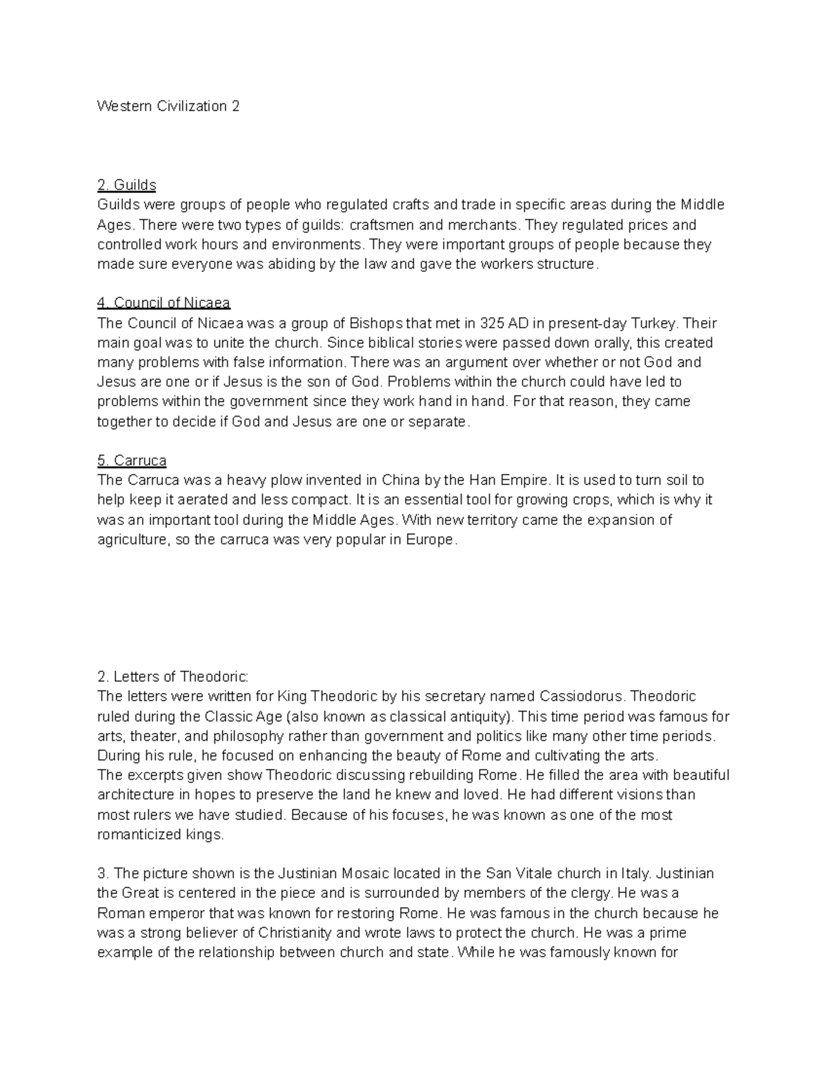 Western Civilization - Finals Study Guide - Western Civilization 2 ...