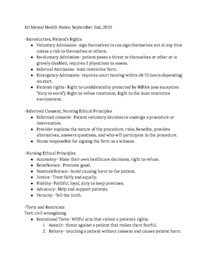 Fundamental Quizzes - NSG 270 - TCC - Studocu