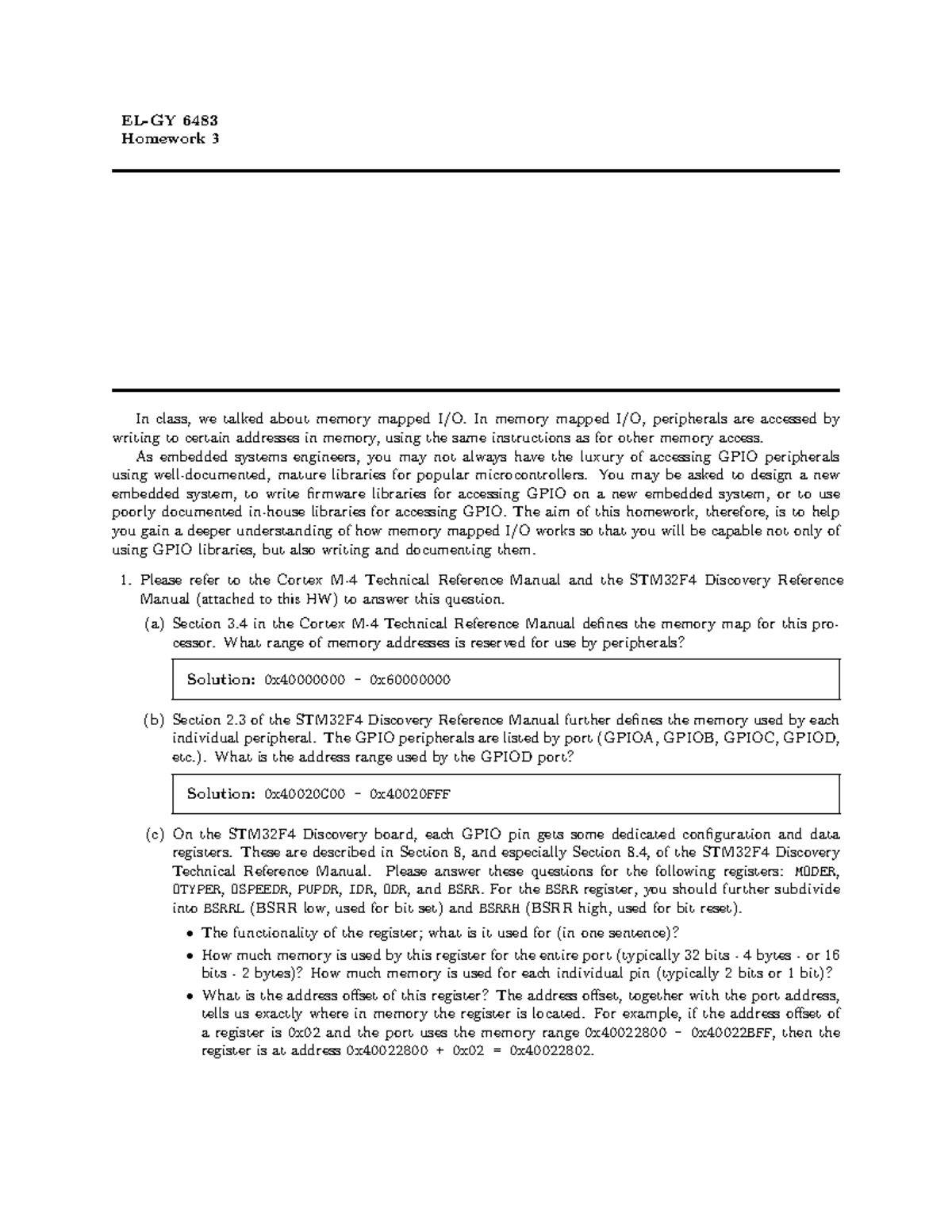 EL648HW3s - HW 3 ANSWER - EL-GY 6483 Homework 3 In class, we talked ...