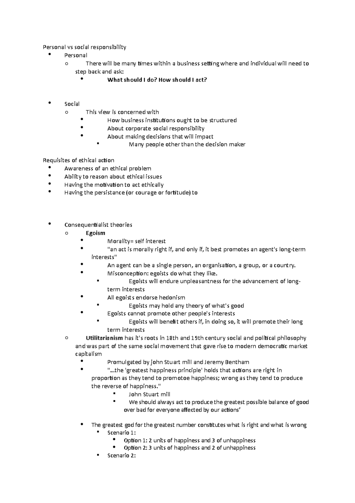 comm101-week-2-notes-personal-vs-social-responsibility-personal-o