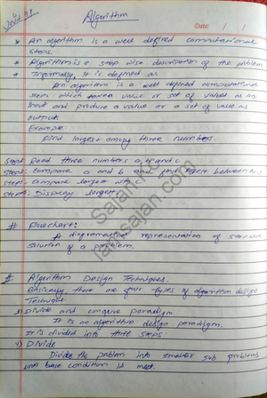 Unit 2 Algorithms bitinfo Nepal - DSA notes unit- Algorithm and its ...