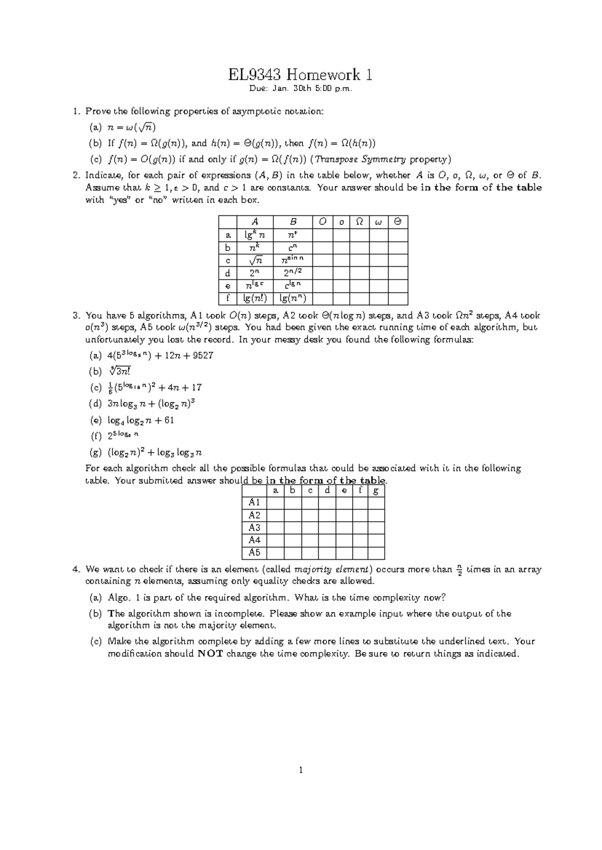 HW01 - EL9343 Homework 1 Due: Jan. 30th 5:00 p. Prove the following ...