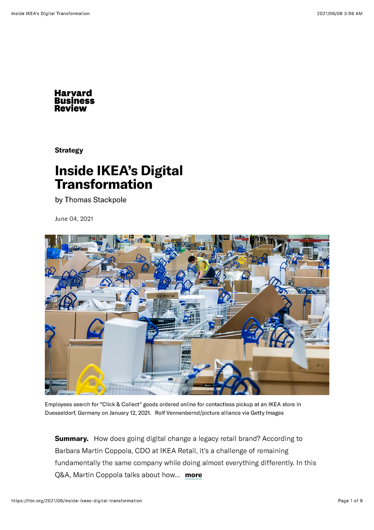 Inside IKEA’s Digital Transformation - Strategy Inside IKEA’s Digital ...