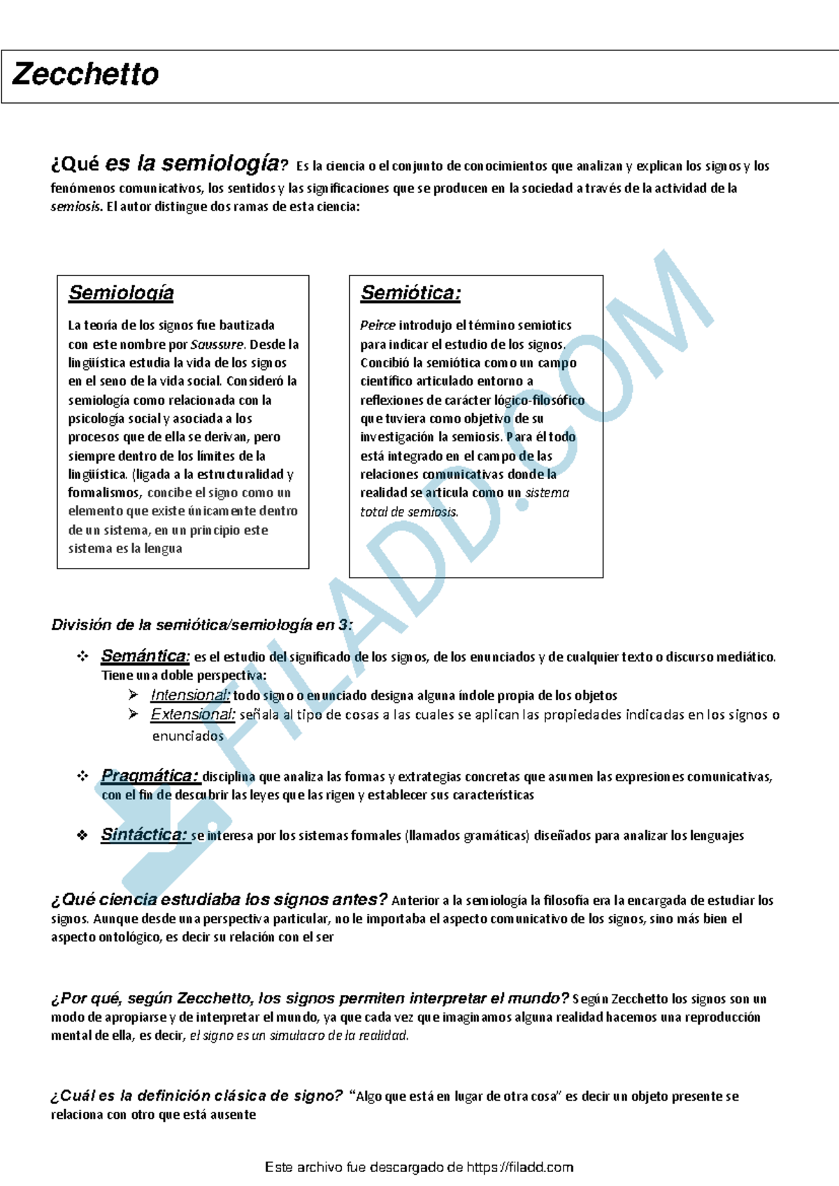 UBA XXI - Semiologia Primer Parcial - ¿Qué Es La Semiología? Es La ...