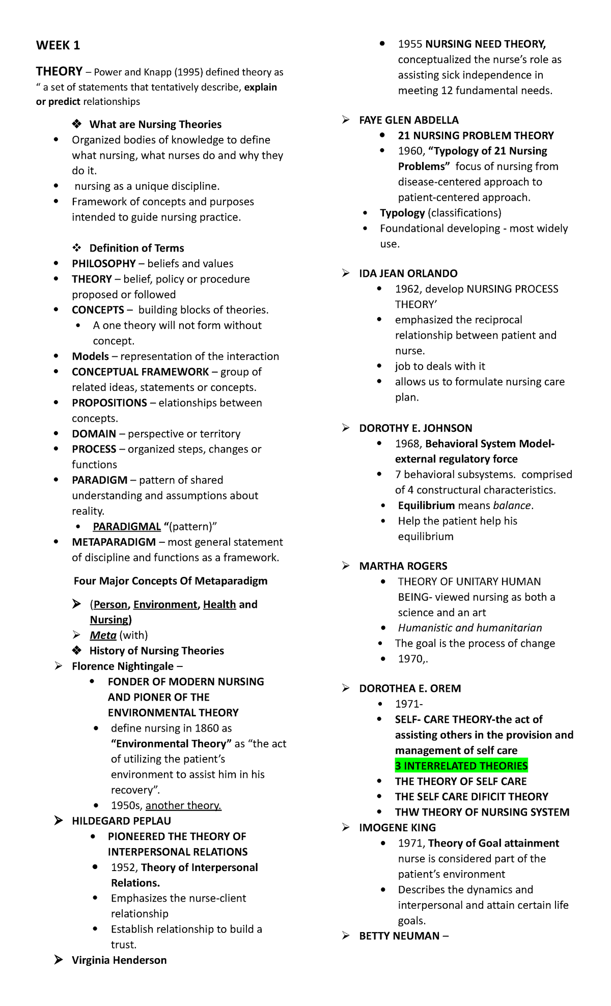 WEEK 1 Reviwer TFN - This paper contain such mini info - WEEK 1 THEORY ...