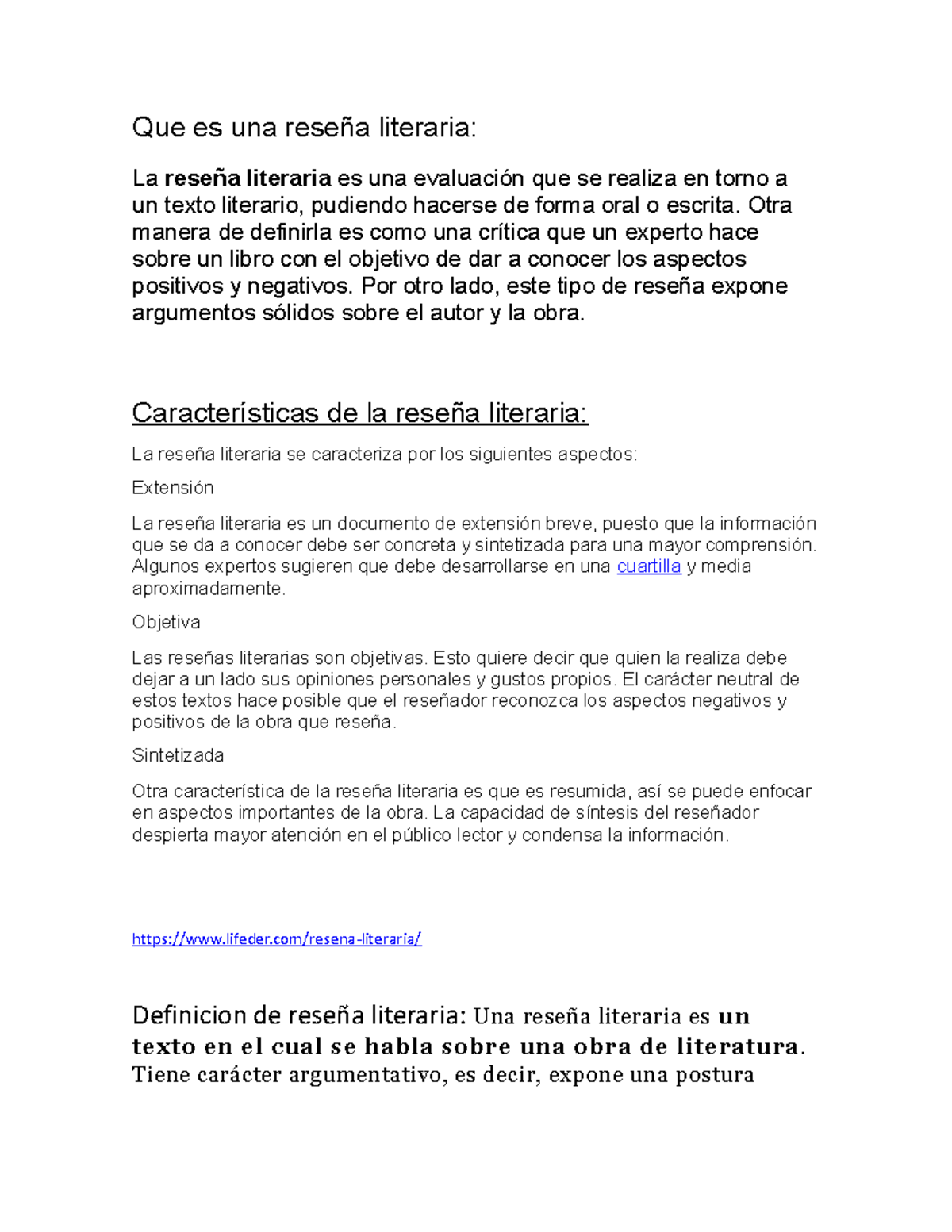 geografia global - Que es una reseña literaria: La reseña literaria es ...