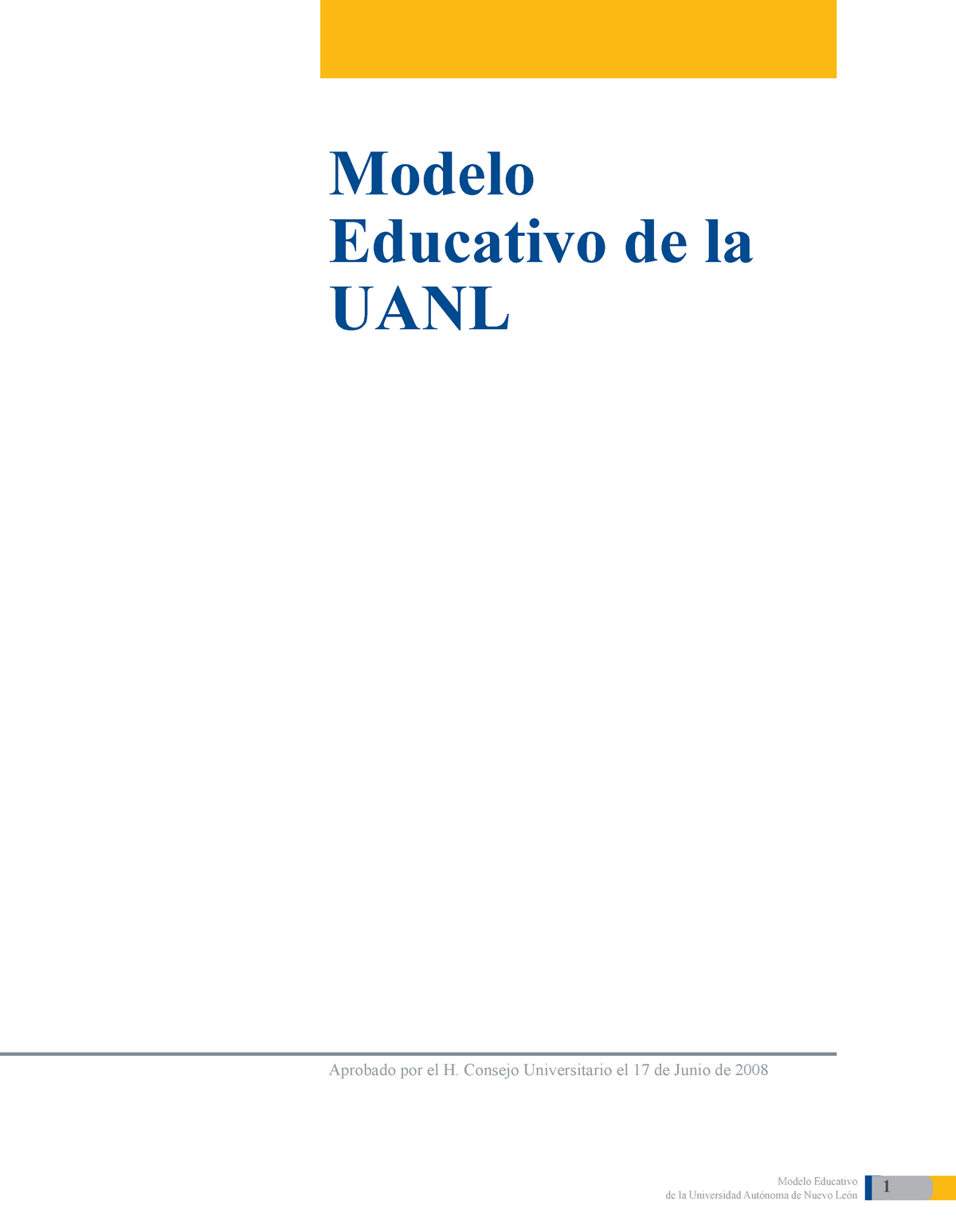 Modelo Educativo UANL - Programación - UANL - Studocu