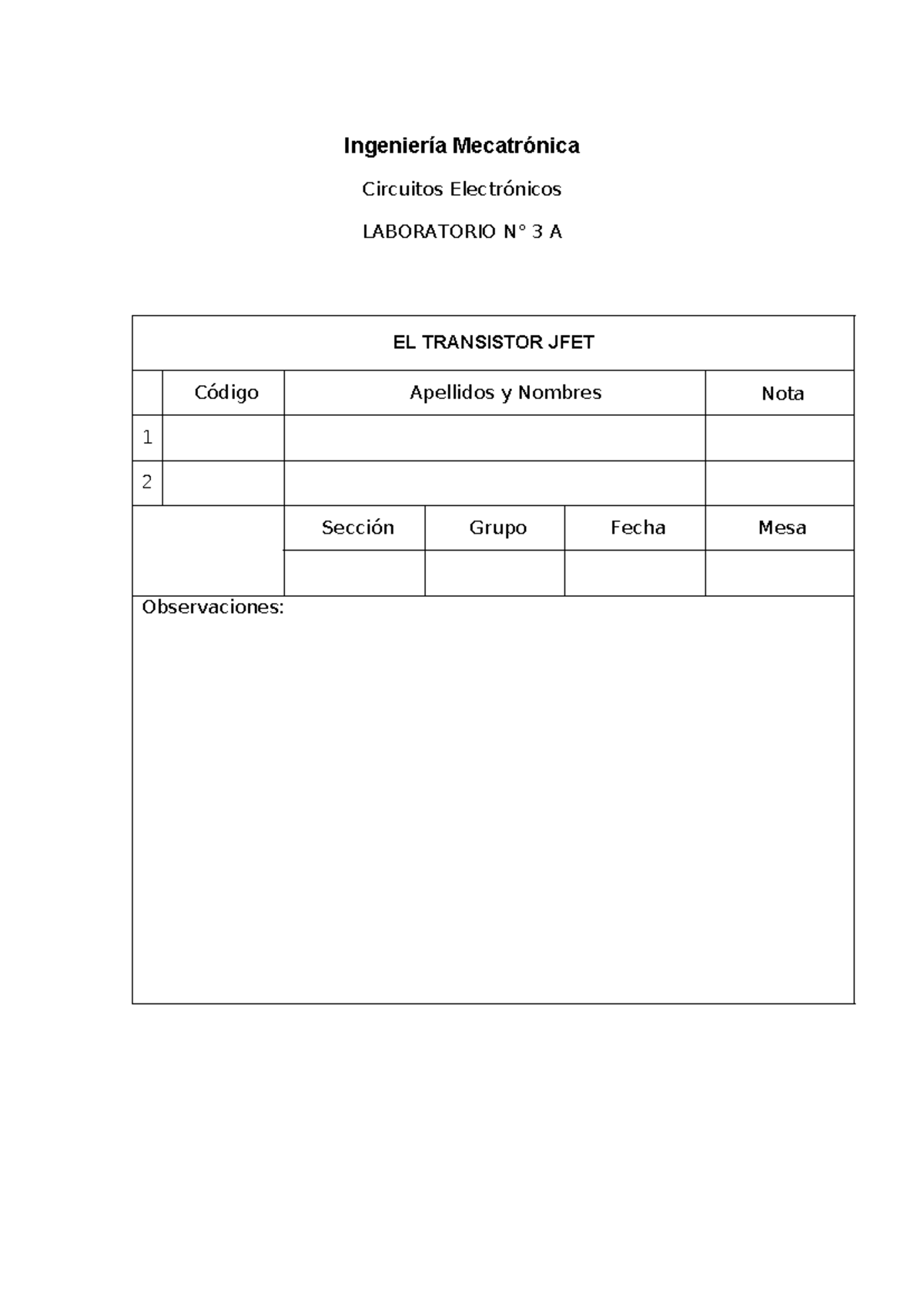 LAB 3A 2024 - Laboratorio SEM 11 - Ingeniería Mecatrónica Circuitos ...