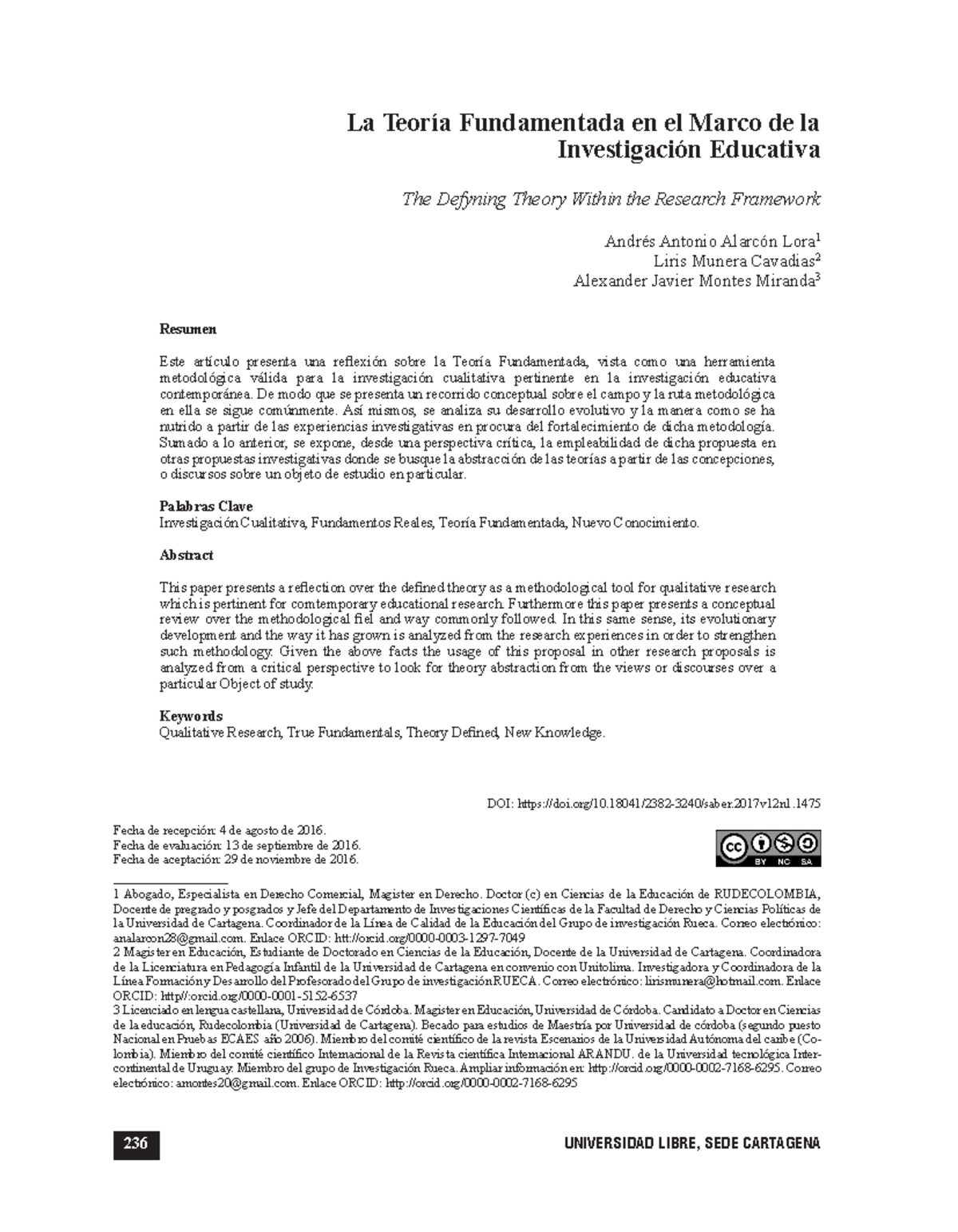 Zromero,+15+La+teoria+fundamentada - 236 LA TEORÍA FUNDAMENTADA EN EL ...