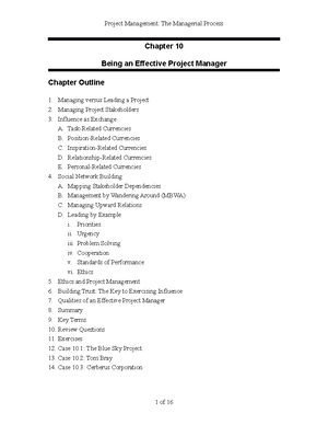 Project Management The Managerial Process Chap 05 Solution Manual ...