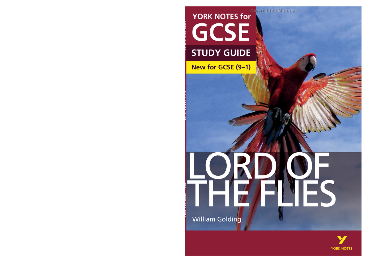 York Notes Gcse Study Guide Lord Of The Flies - LORD OF THE FLIESTHE ...