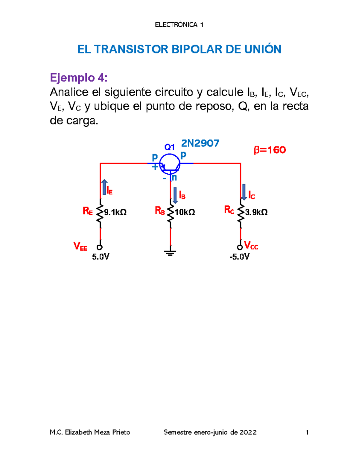 BJT-EJ4 - Ejercicios Resueltos Con Transistores BJT - EL TRANSISTOR ...