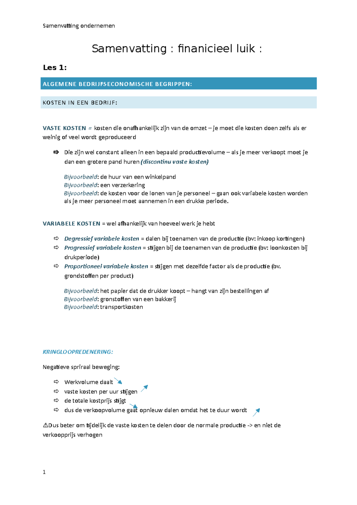 Samenvatting Ondernemen En Accountmanagement - Samenvatting ...