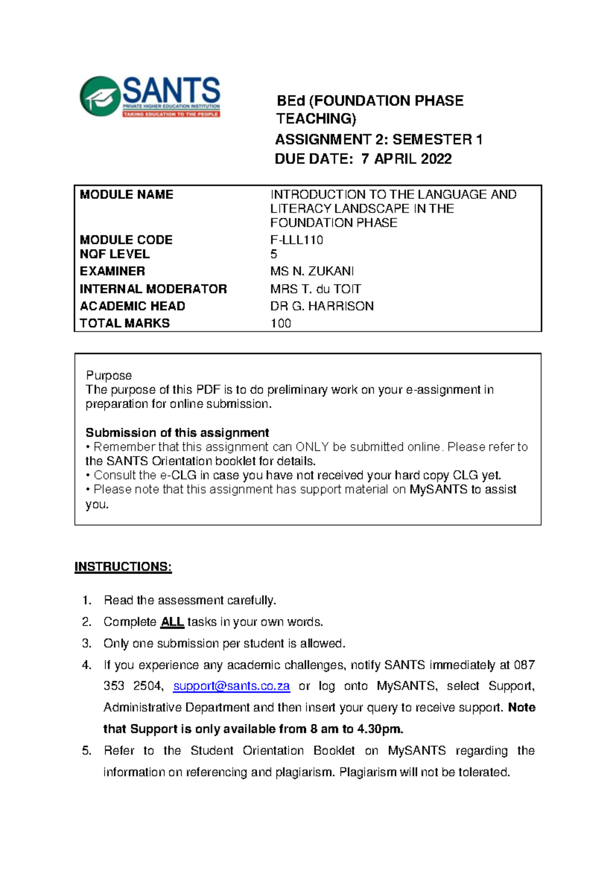 42394 e0b b710 410a 96ff b0993c3f51a7 BEd (FOUNDATION PHASE TEACHING