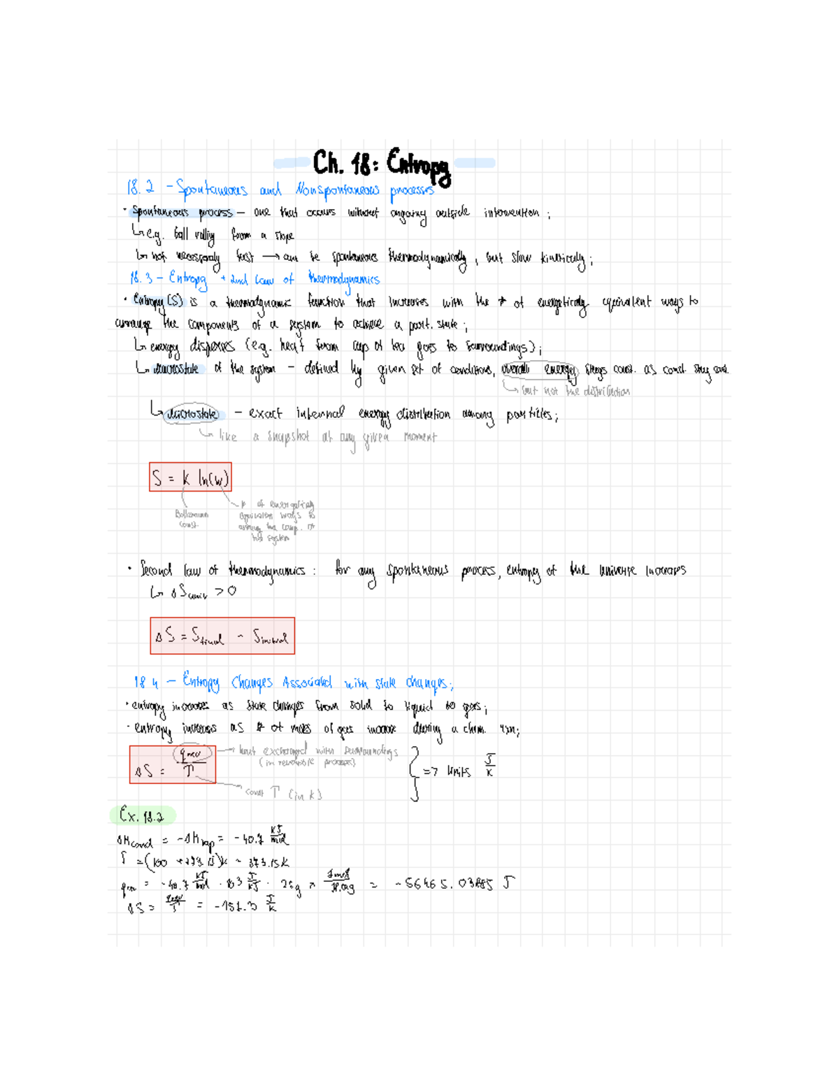 Chem M2b Lecture Notes Ch18 - Chem 1B - Studocu