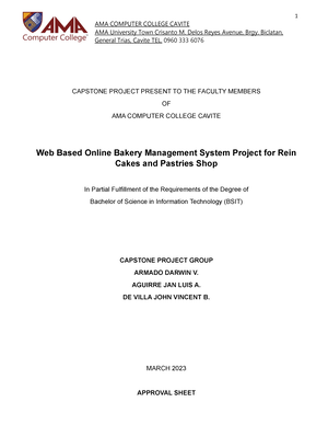 chapter 3 capstone project format