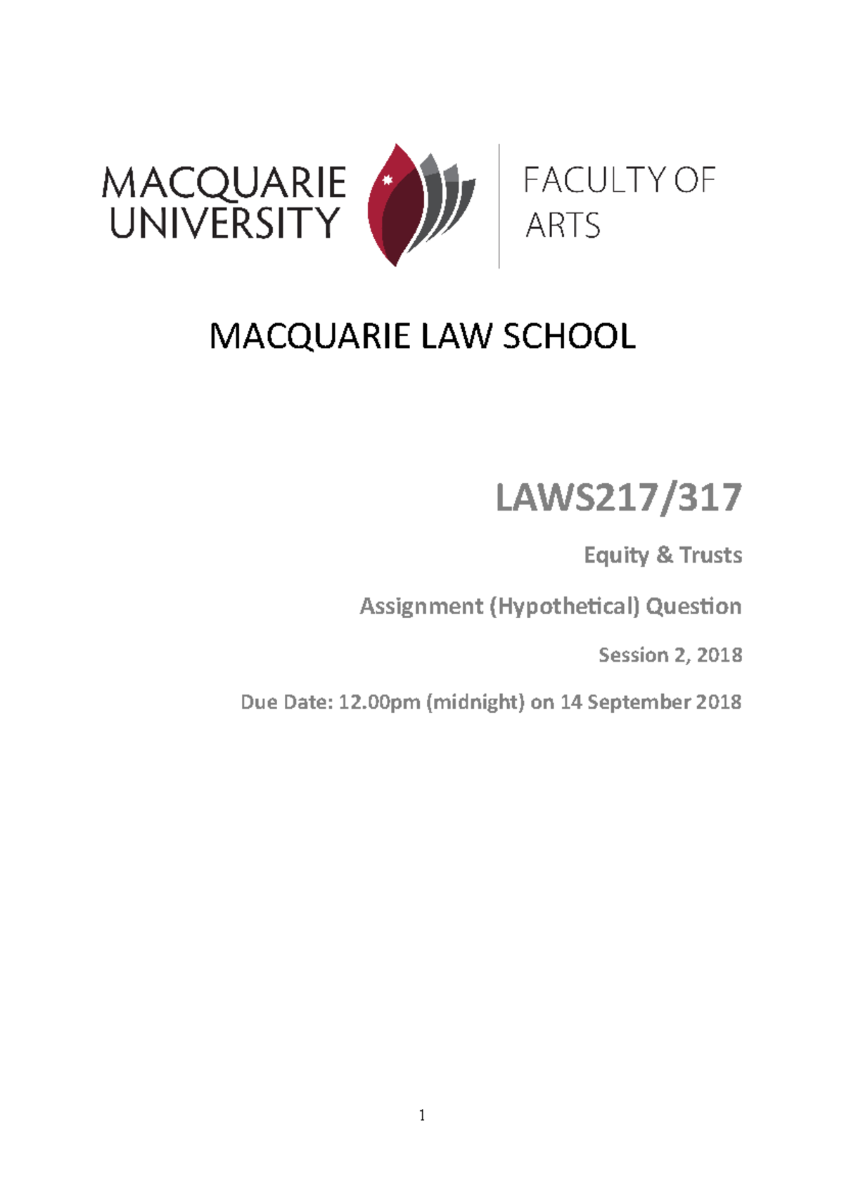 laws217-assignment-question-2018-macquarie-law-school-laws217-equity