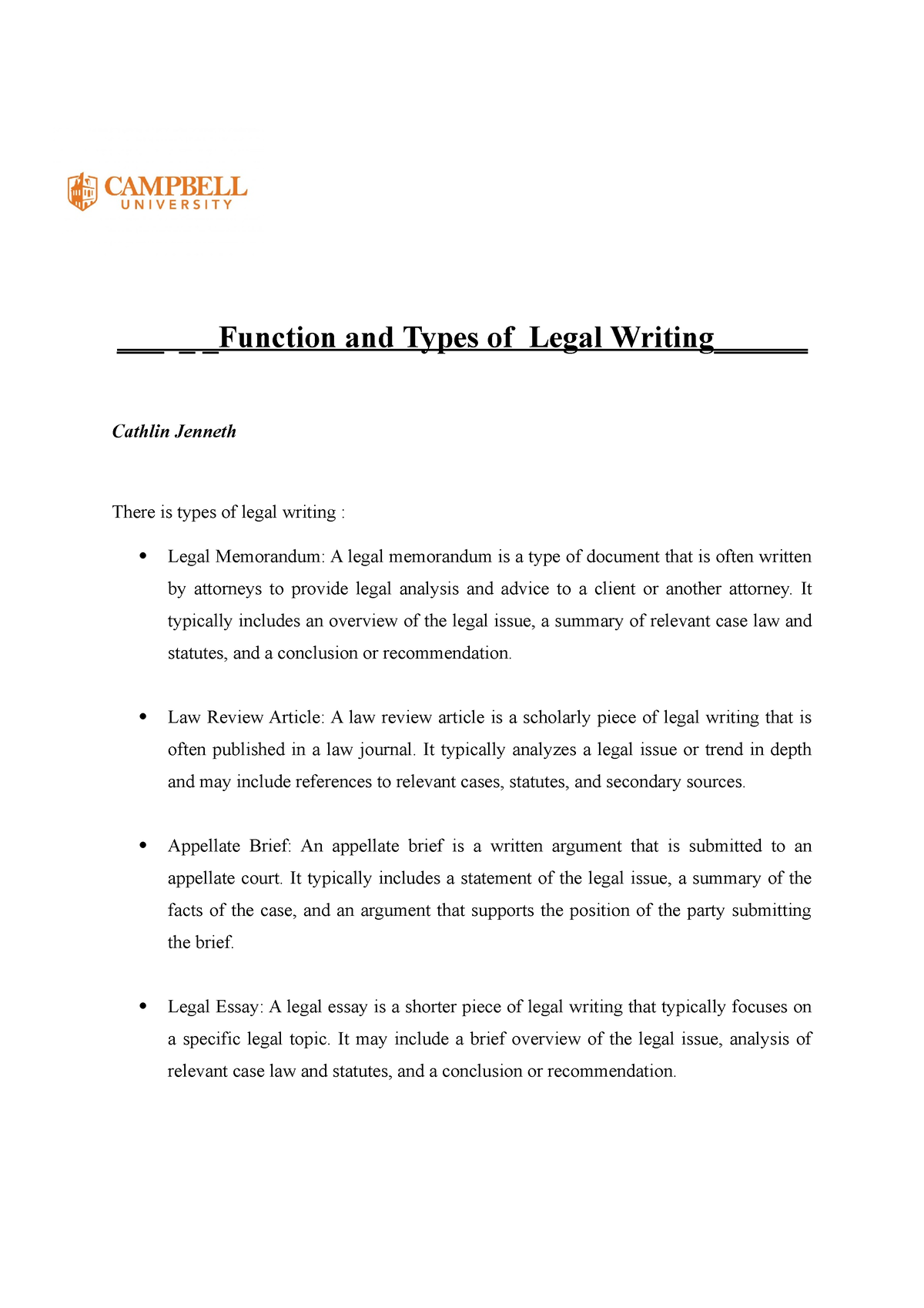 campbell-univ-legal-writing-function-and-types-function-and